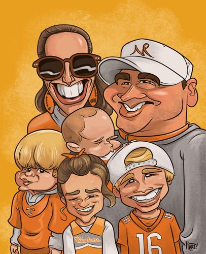 family caricature